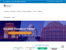 Tablet Screenshot of maharajatrails.com